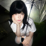 她说话有股孩子气