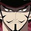 Olhos de falcão mihawk