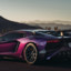 Purple Lamborghini