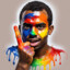 I like to finger paint