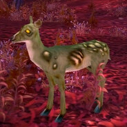 low poly deer girl