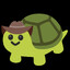 COWBOY TURTLE EMOJI