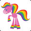 Rainbow the horse