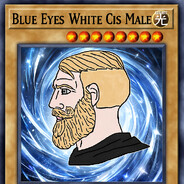 Blue Eyes White Cis Male