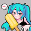 Silly Miku Popsicle