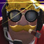 yellow mustache man