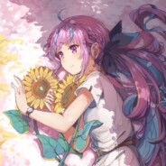 バラを花飾りに編む