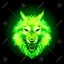 green wolf