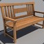 wooden bench