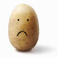 A sad Irish potato