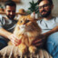 cat with 2 dads