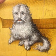 Medieval Dog Painting