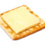 a cracker with cheese