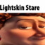 Light skin stare