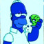 Blue homer