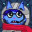 Blue Sentient Cat
