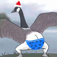 蓝腚骄傲的大鹅