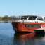 Docked yacht