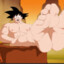 Goku Footjob