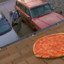pizza on the roof
