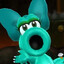 Birdo but turquoise