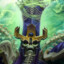 EVIL AND INTIMIDATING SKELETON
