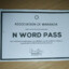 N Word Pass