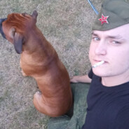 driver of a Lada Niva