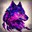 紫の犬 