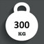 300kg