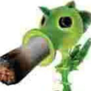 peashooter smoking a joint