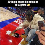 42DuggDropsHisFriesAtNBAgame