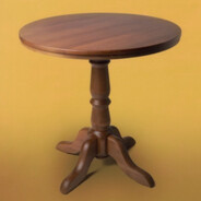 adjustable side table, walnut