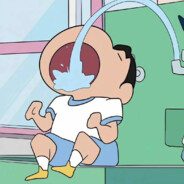 带小白的蜡笔小新