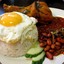 nasi lemak tambah ayam