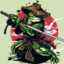 Samurai Frog