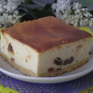 Taki sernik z rodzynami