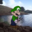 Luigi Fishing