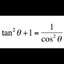 1+tan^2θ = 1/cos^2θ