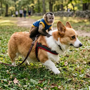 MONKEY RIDE CORGI avatar
