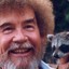 Bob Ross Along With a Raccoon