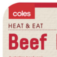 coles beef lasagne
