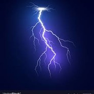 Blue lightning