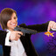 woman shoot fish