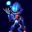 Metal Sonic with a gun