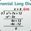 long term of polynomial division