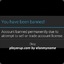 ID has been banned