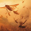 swarm of 10000 locusts