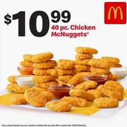 40 Piece Chicken McNuggets