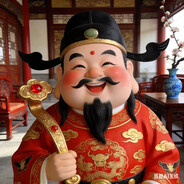 中国福神，让鸡送福